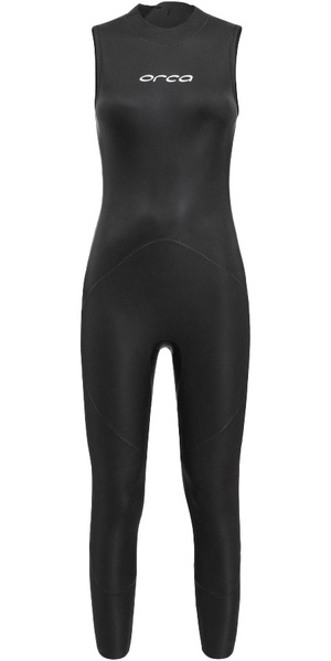 2026 Orca Womens Vitalis Open Water Swim Sleeveless Wetsuit NN6L4601 - Black